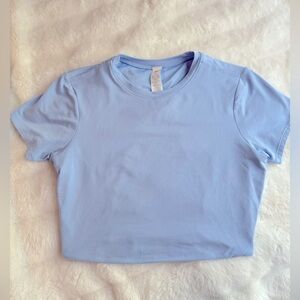 Alo Yoga Alosoft Cropped Backspin Short Sleeve